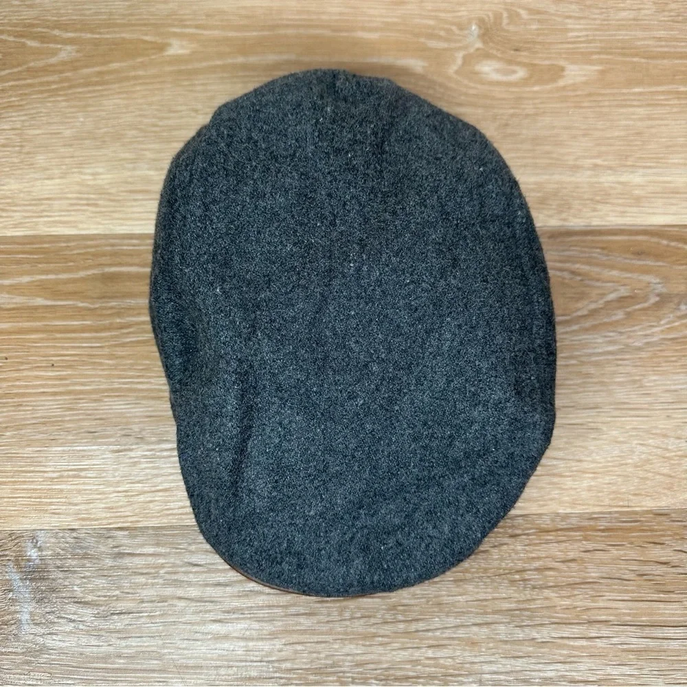 Gap Kids Wool Blend Dark Gray Paperboy Beret Hat, Size S/M